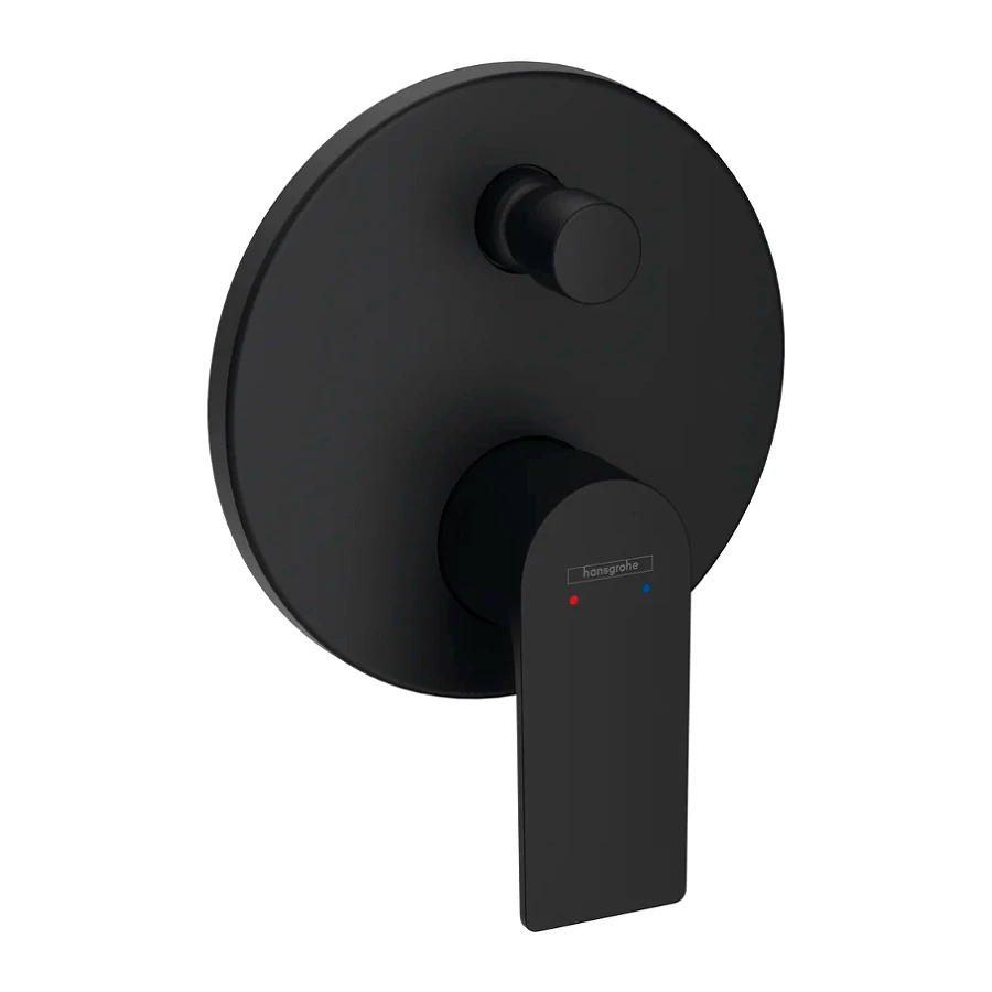 Смеситель для душа Hansgrohe Rebris E внешняя часть черный матовый 72468670