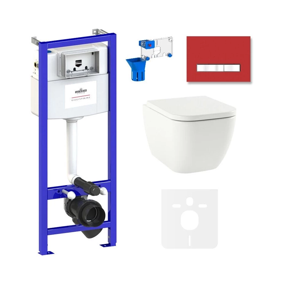 Унитаз Lavinia Boho Relfix One Rimless 75110121 (комплект 7 в 1)