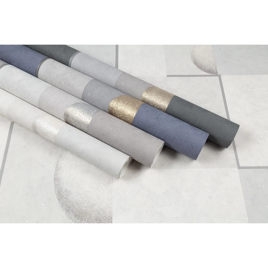 Обои флизелиновые Palitra Home Eclipse серые HC72080-47 1,06х10,05 м