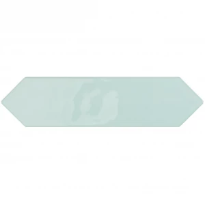 Плитка настенная Smile Tile Пикет Аква / Picket Aqua глянцевая голубая 44199319 30х7,5 см