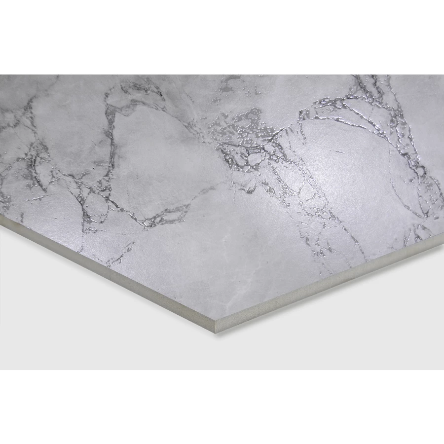 Керамогранит Arcadia Ceramica Arctic Grey Carving серый CR4012-A 120х60 см