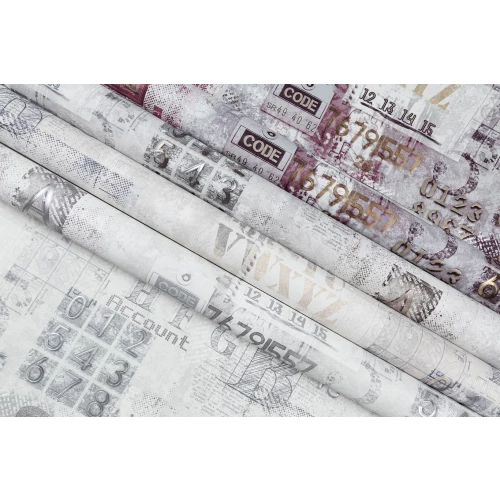 Обои флизелиновые VOG Collection П Аккаунт серые VV71920-41 1,06х10,05 м