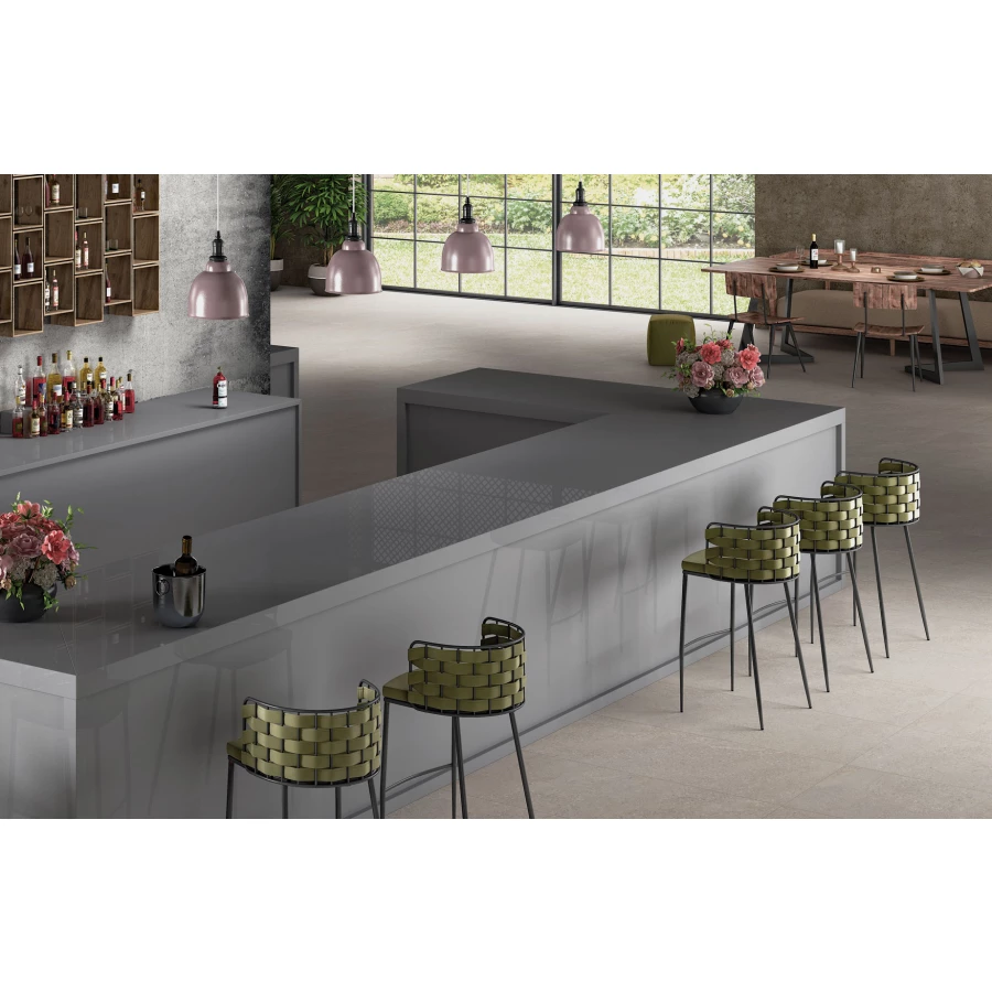 Керамический слэб Staro Polished Grey 240x80 см