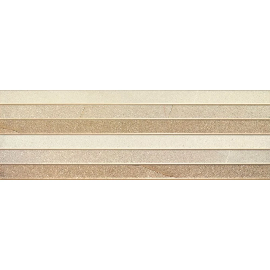 Керамическая плитка Porcelanite Dos Rev. 9512 Arena rect. relieve коричневый 30х90 см