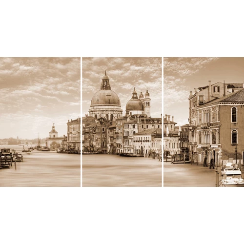 Панно Ceramica Classic Venice стекло из 3-х плиток 75х40