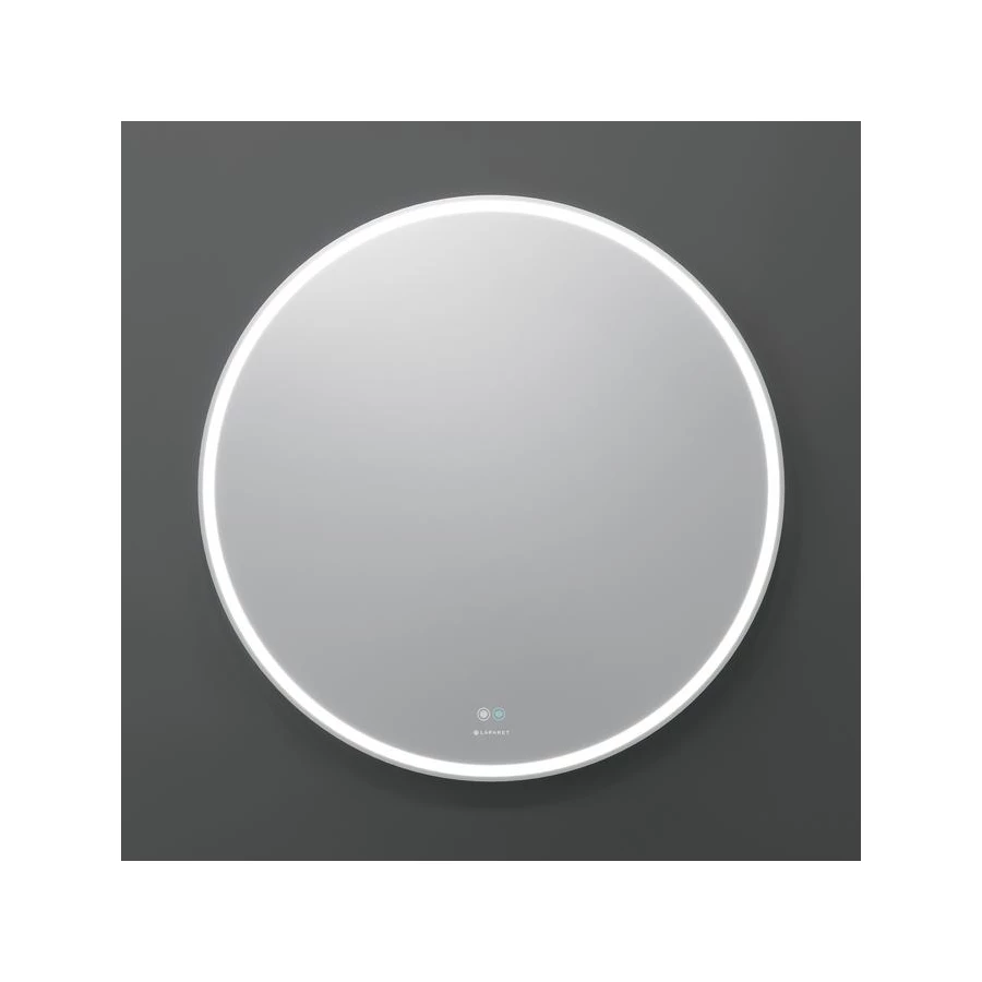 Зеркало Laparet Electra D 80 влагостойкое подсветка димер и антизапотевание подогрев