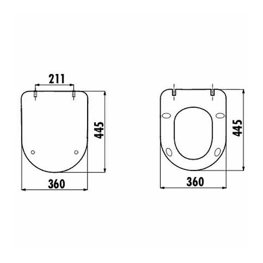Сиденье Creavit Duck микролифт антрацит матовый KC0903.01.0400E