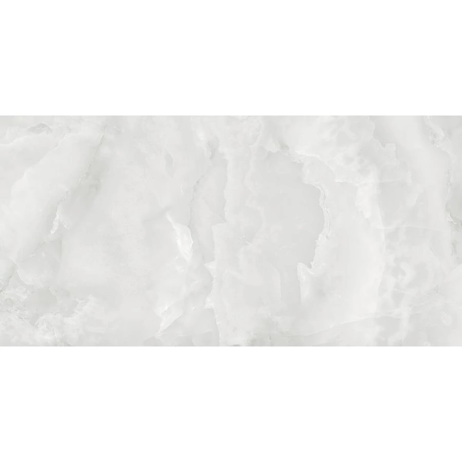 Керамогранит Neodom Onyx Silver Polished белый N20543 160х80 см