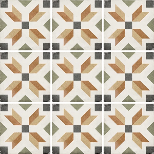 Керамогранит Equipe Art Noveau Empire Colour натуральный 20x20 см