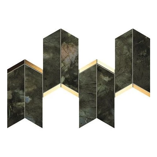 Плитка настенная Atlas Concorde Marvel Dream Chevron Brasil Green 9MCO 41.4х17 см