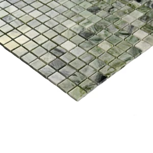 Мозаика Bonaparte Каменная мозаика Monaco-15 slim Pol 15х15 зеленая 30,5х30,5 см