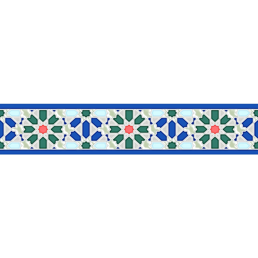 Бордюр Kerlife Menara глянцевый многоцветный 62х31,5 см