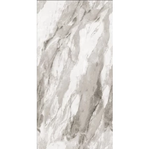 Керамогранит Realistik Bergen Polished Silver Carving глянцевый серый 120х60 см