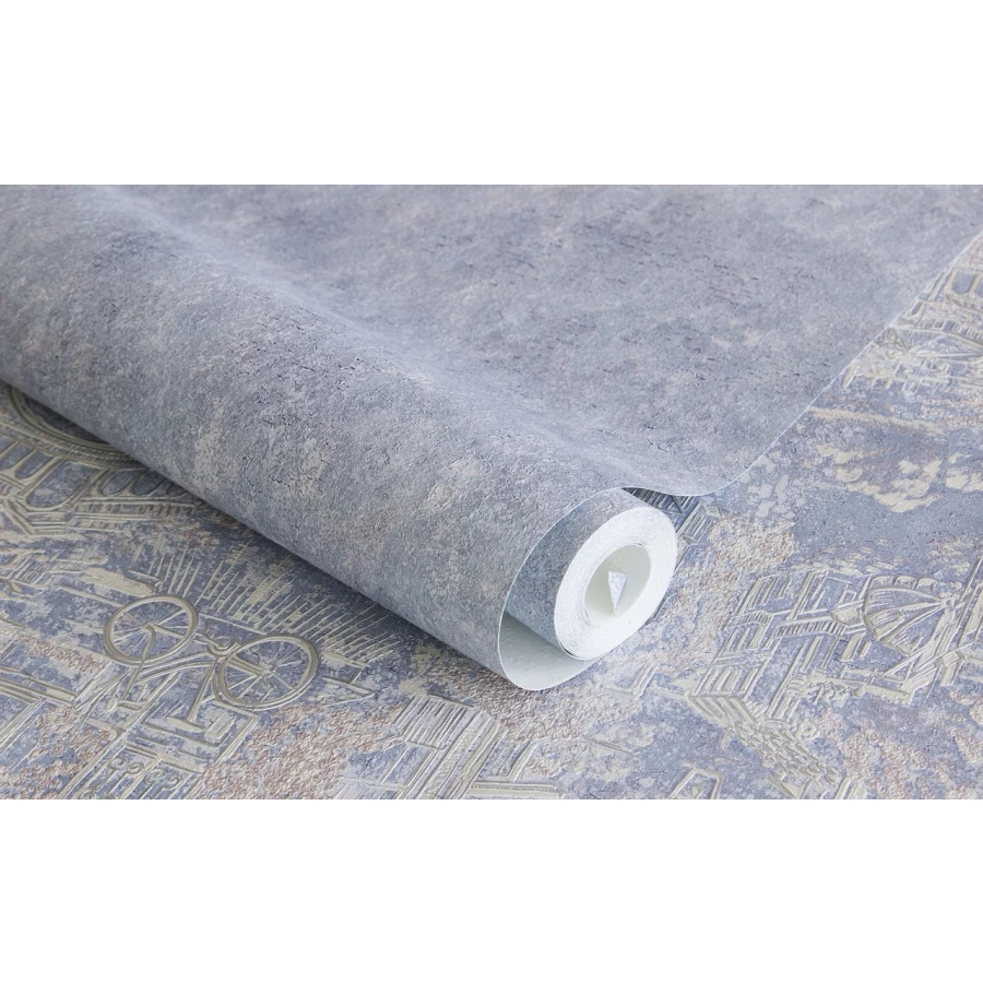 Обои флизелиновые Аспект Сорренто серые 70401-65 1,06х10,05 м