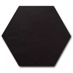 Керамогранит Equipe Scale Hexagon Porcelain Black натуральный 10.1x11.6 см