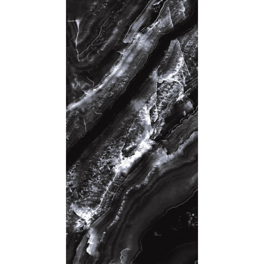 Керамогранит Primavera Black Modulo high glossy GR210 120х60 см