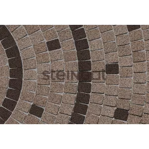 Тротуарная плитка Steingot Классика Арко "Bruno" коричневый 60 мм