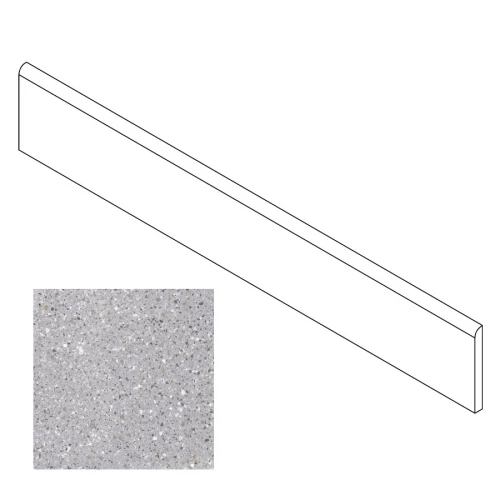 Плинтус Gresse Petra с завальцовкой камень осколки матовый GRS02-08 60х9,5 см