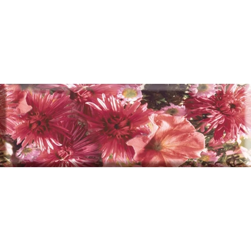 Плитка настенная Absolut Keramika Monocolor Decor Wine 03 A глянцевая розовая AK0821 30х10 см