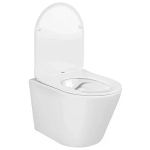 Унитаз-компакт Aquatek Вега подвесной тонкое сиденье с механизмом плавного закрывания AQ1904-00