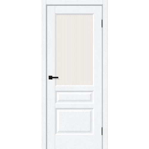 Межкомнатная дверь Bravo Неоклассик-35 200x70 экошпон Neoclassic полотно Magic Moru цвет White Silkwood