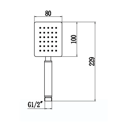 Лейка Savol для ручного душа 1 режим S-FSP01L