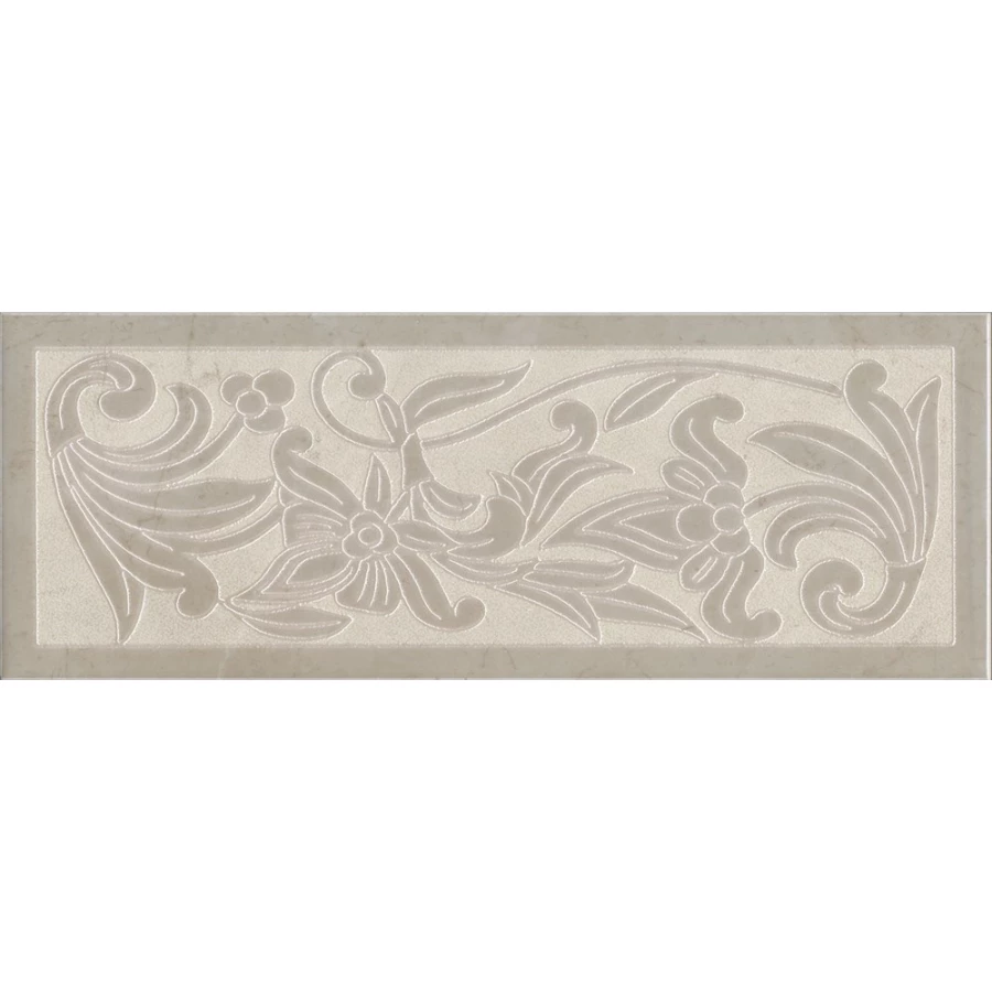 Декор Kerama Marazzi Монсанту 4 глянцевый светло-бежевый HGD/A505/15145 40х15 см