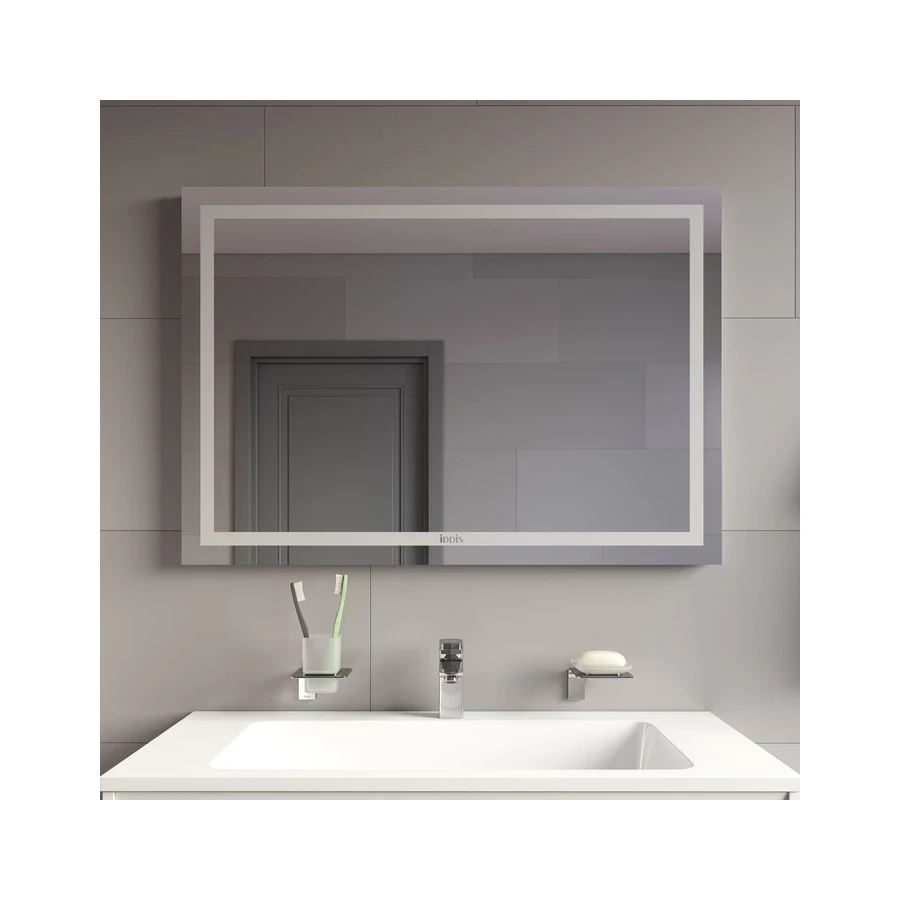 Зеркало с подсветкой и термообогревом Iddis Zodiac ZOD10T0i98 100 см