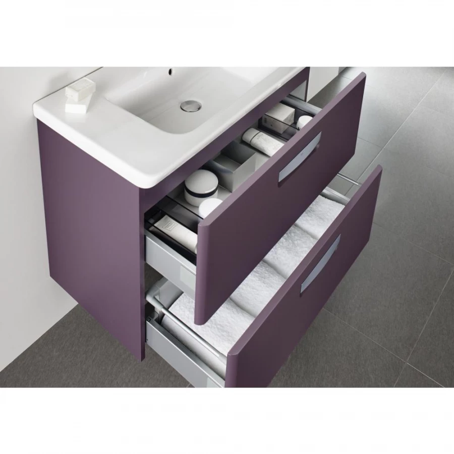 Тумба под раковину Roca The Gap фиолетовая ZRU9302740 80 см