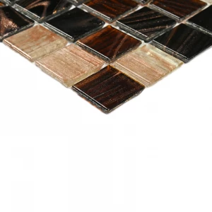 Мозаика Bonaparte Стеклянная мозаика Nova 20х20 глянцевая коричневая 32,7х32,7 см