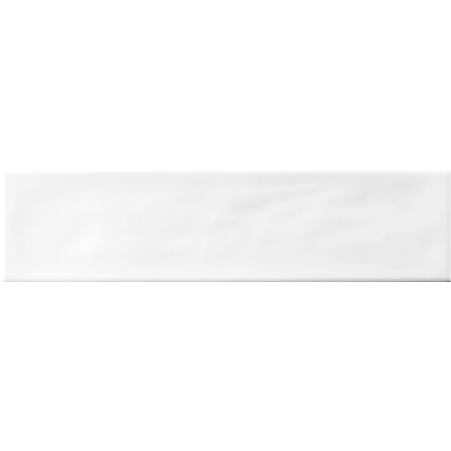 Плитка настенная Pamesa Mayolica Blanco глянцевая белая 027.890.0012.01518 30х7,5 см