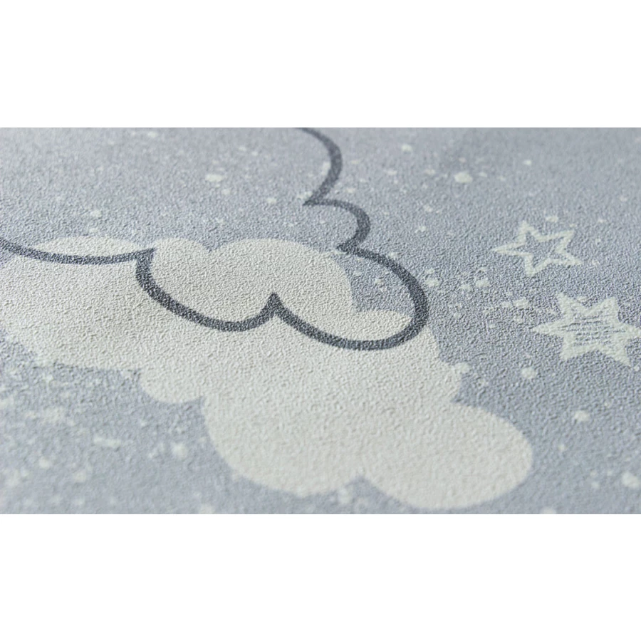 Обои флизелиновые Аспект Deluxe Акцент Космикс белые 70438-14 1,06х10,05 м