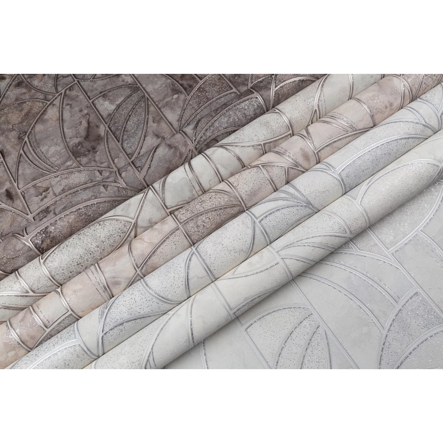 Обои флизелиновые Palitra Life Палитра Glamping серые PL71979-14 1.06х10.05 м