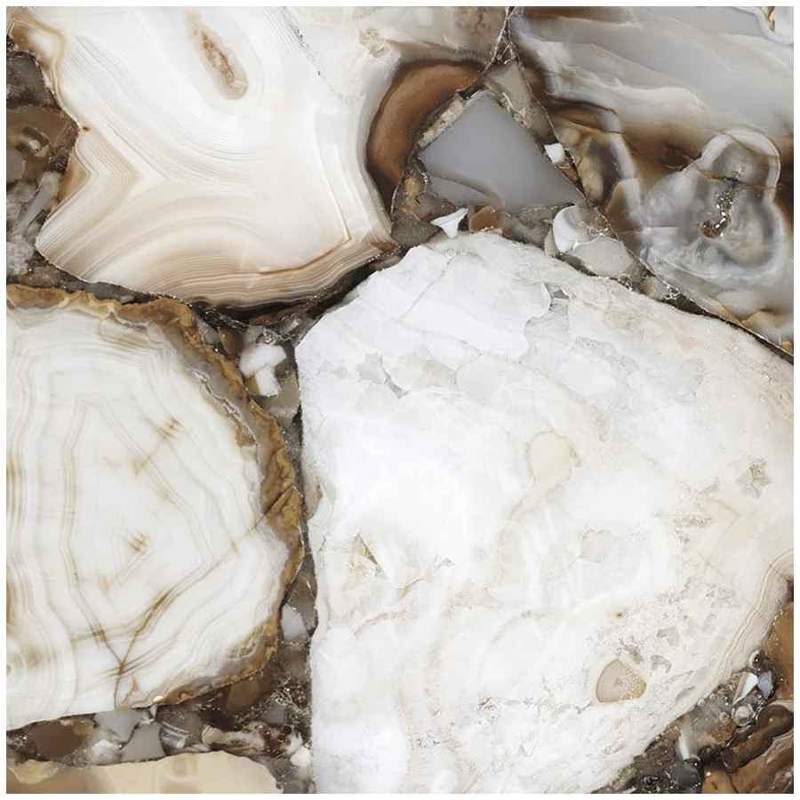 Керамогранит Laparet Sirius Gold Полированный коричневый 60x60 см