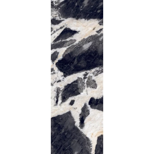 Керамогранит Motto Ceramic Levante Nero Polished глянцевый черный 240х80 см