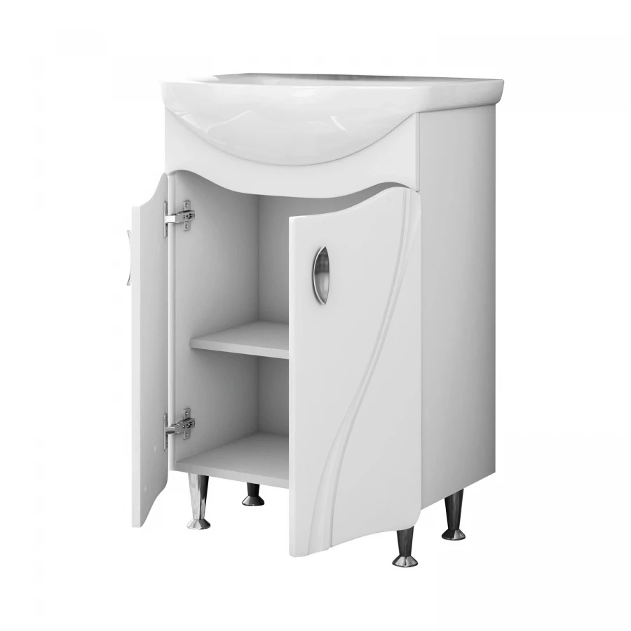 Тумба для ванной MixLine Лима-55 под умывальник Элеганс-55 550495