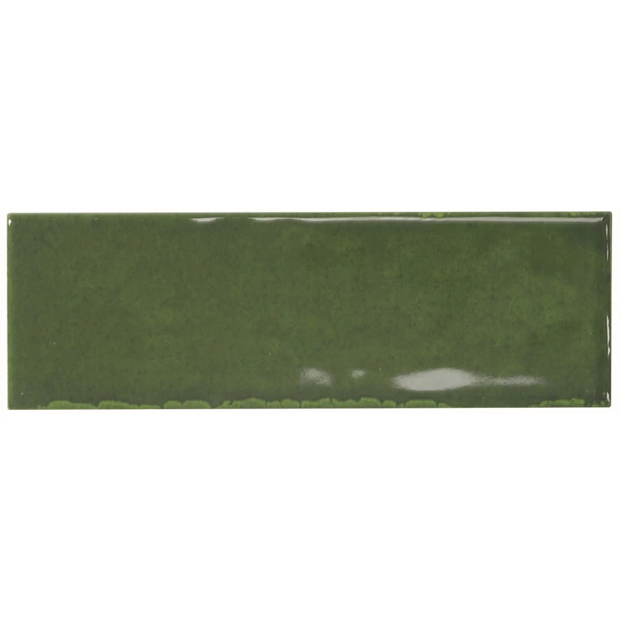 Керамогранит Monopole Artisan Green 002483 глянцевый зеленый 15x5 см