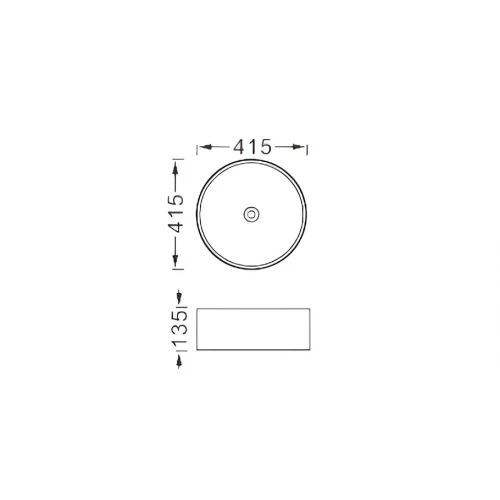 Раковина Aquatek Европа для установки на столешницу черный матовый AQ5558-MB 41,5х41,5х13,5 см