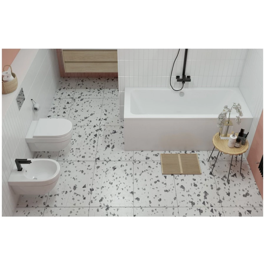 Акриловая ванна Lavinia Boho Pure S1-37100075 универсальная (комплект 2 в 1) 170x75 см