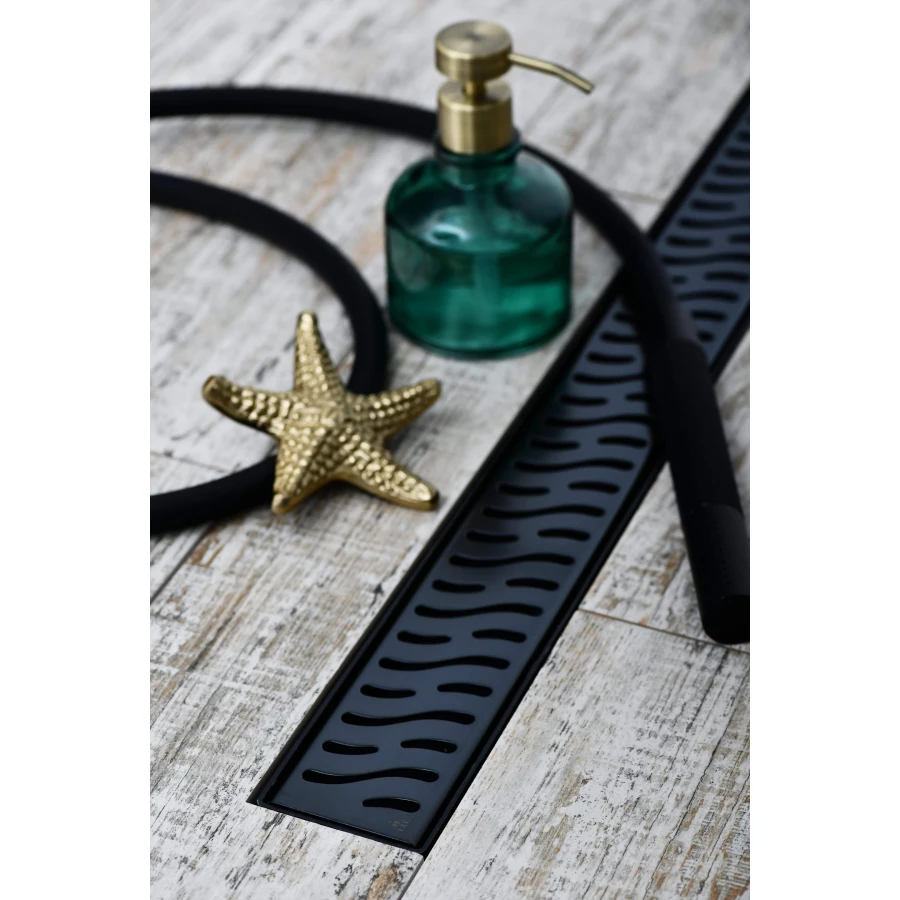 Душевой лоток Creto Zigzag с решеткой хром CRE-1050 ZB-50 105 см