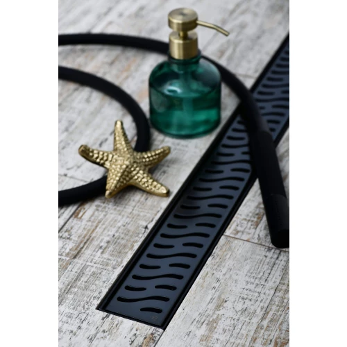 Душевой лоток Creto Zigzag с решеткой хром CRE-1050 ZB-50 105 см