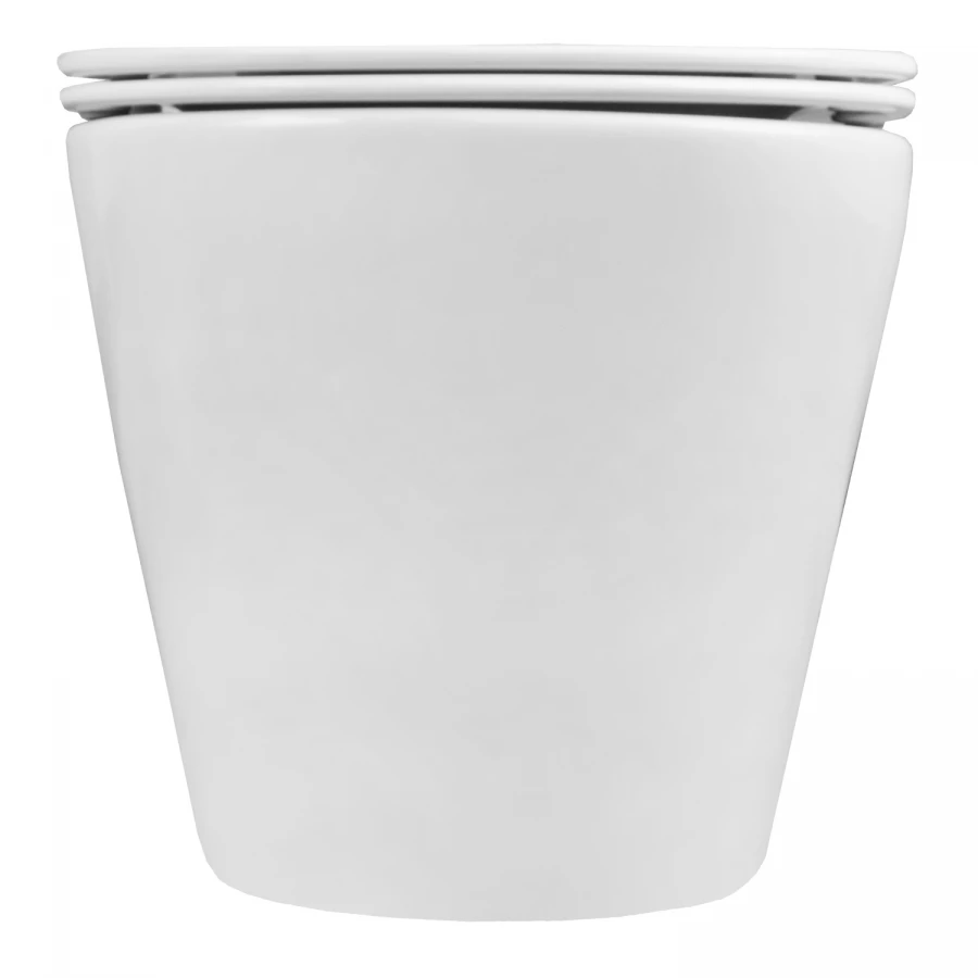 Унитаз подвесной Azario Teramo безободковый скрытое крепление смыв торнадо в комплекте с сидением микролифт AZ-0053-UQ3 51.5х35.5х36.5 см