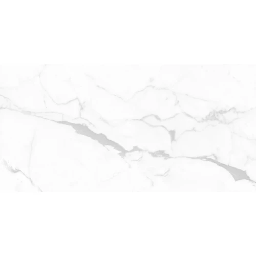 Керамогранит Cersanit Futura тонкий Deep Calacatta полированный белый ректификат A17127 120х60 см