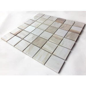 Мозаика из натурального камня LeeDo Ceramica Nuvola Rosato POL белый 30,5x30,5 см