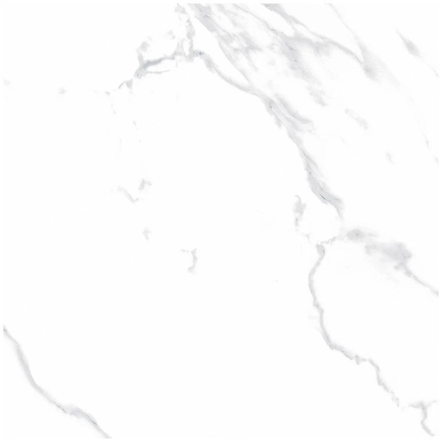 Керамогранит Ceradim Statuario Justice Grey Полированный белый 60х60 см