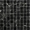 Мозаика Orro Mosaic Стоне Неро Марквина 30х30 полированная черная 30,5х30,5 см