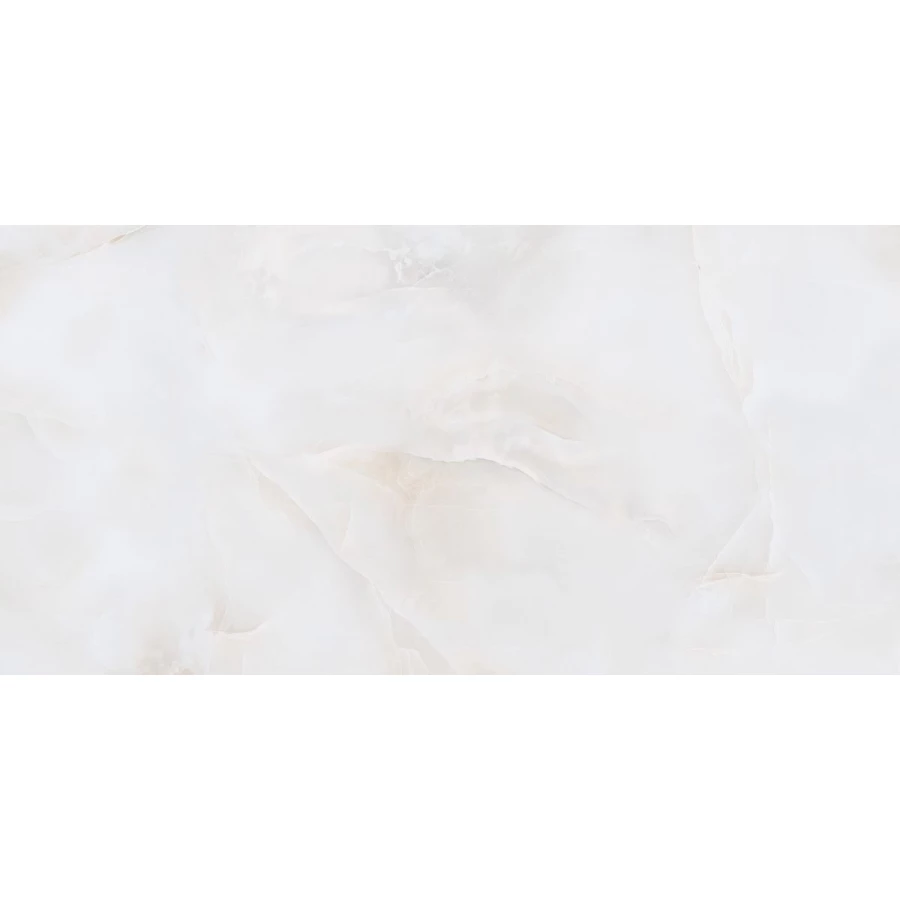 Керамогранит Neodom Onyx Bianco Polished глянцевый белый N20566 160х80 см