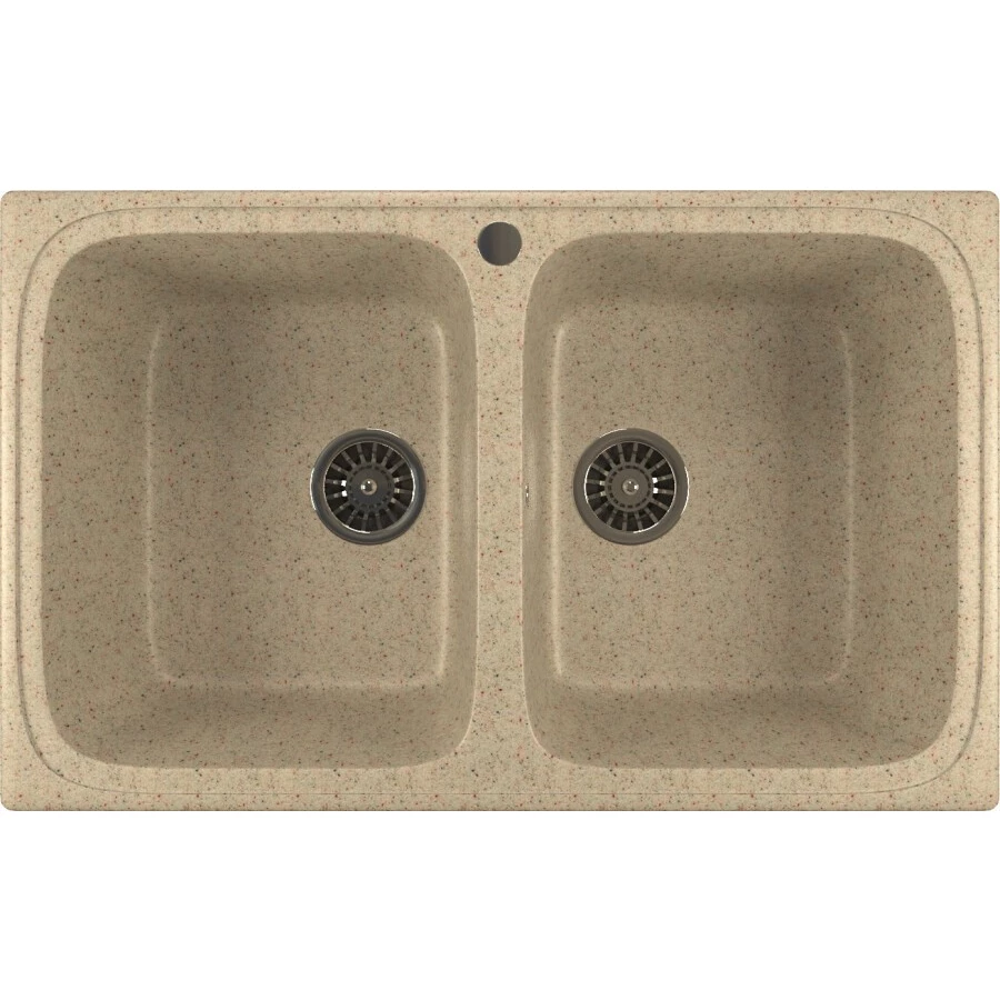 Мойка из искусственного мрамора MixLine ML-GM23 525188 49,5х77,5 см
