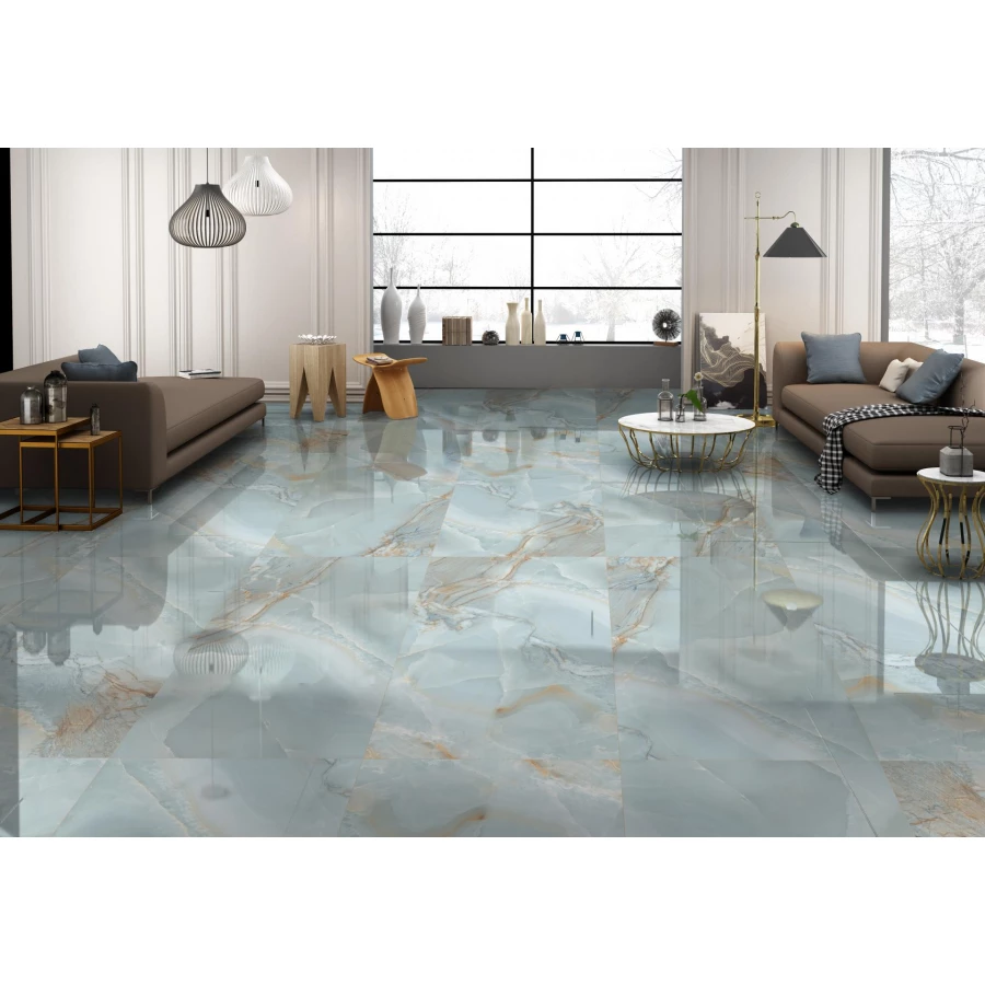 Керамогранит Maimoon Ceramica HG Glossy Opera Onyx Sky HGGF00004 160х80 см