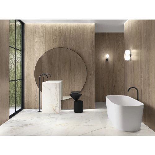 Керамогранит Ape Ceramica Kinfolk Kinwood Cedar Rect матовый коричневый A040488 280х120 см